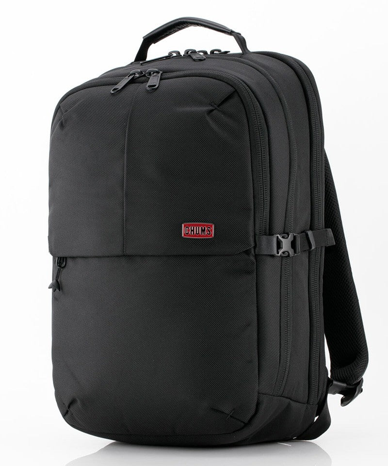 CHUMS SLC Onyx work backpack Black front view
