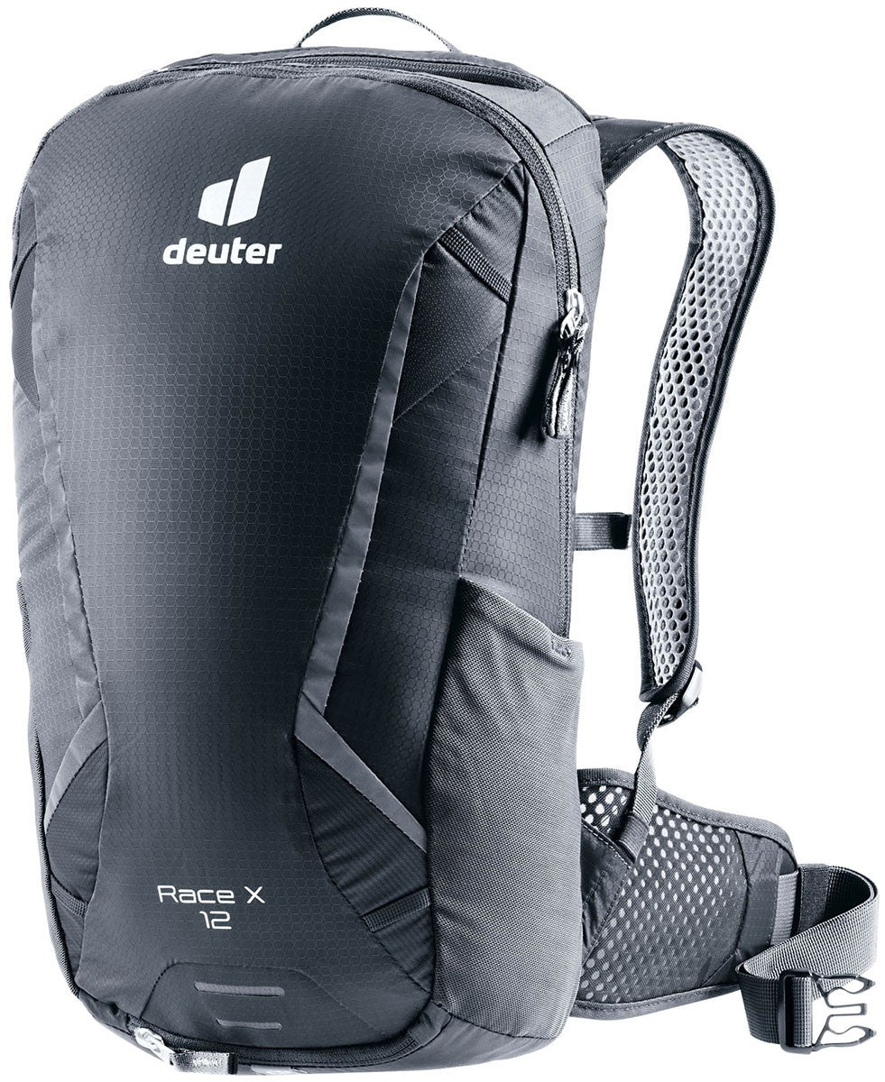 Deuter Race X 12L bike backpack Black front view