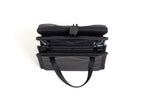 NIID EDC Compact Travel Pouch Black Top View showing a handle on a white background