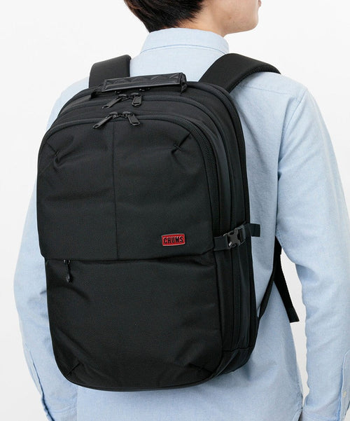 CHUMS SLC Onyx work backpack Black brand detail