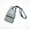 Herschel Nova Crossbody Mini Bag in Raven Crosshatch, front view
