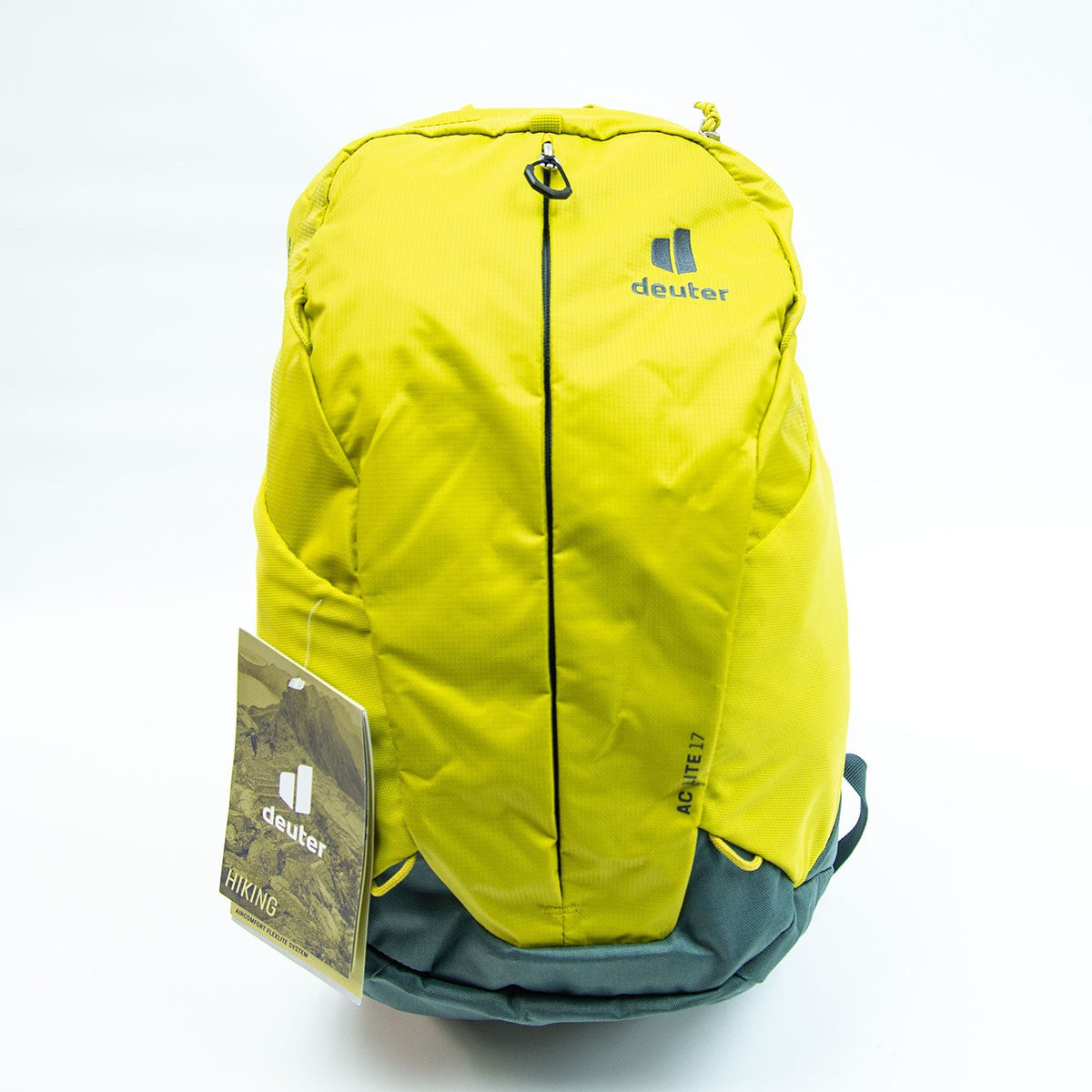 Deuter AC Lite 17 Greencurry Teal hiking backpack front view