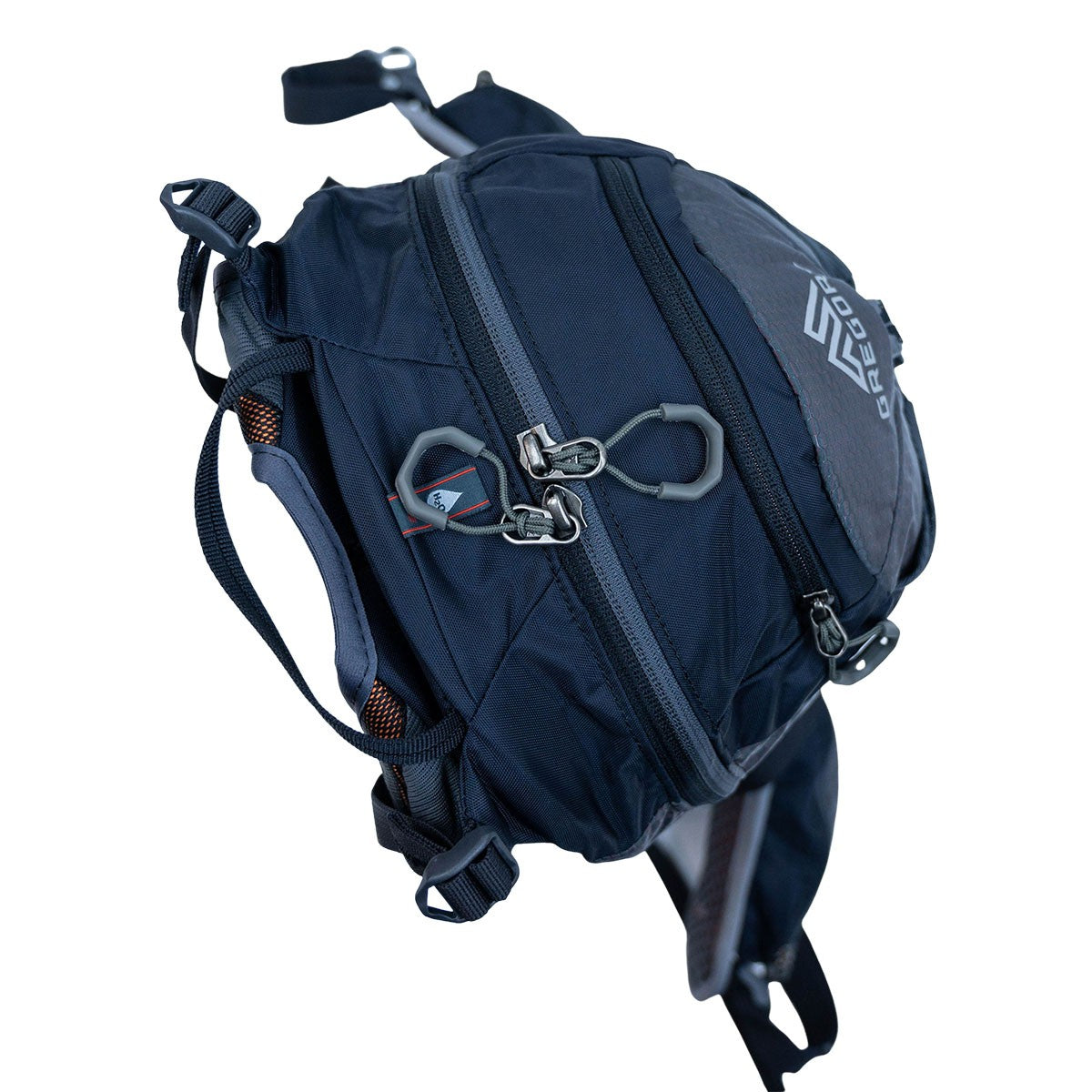 Gregory Miwok 12 Flame Black hiking backpack detail view