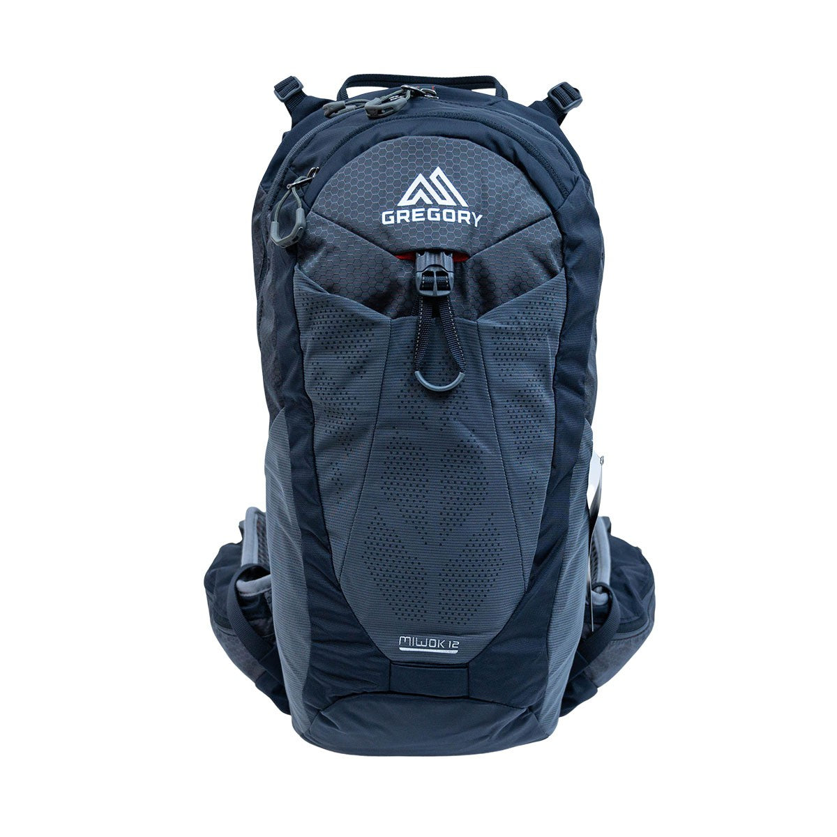 Gregory Miwok 12 Flame Black hiking backpack front view