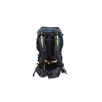 Black CHUMS Spring Dale 35 rear view showing air-mesh back panel and harness